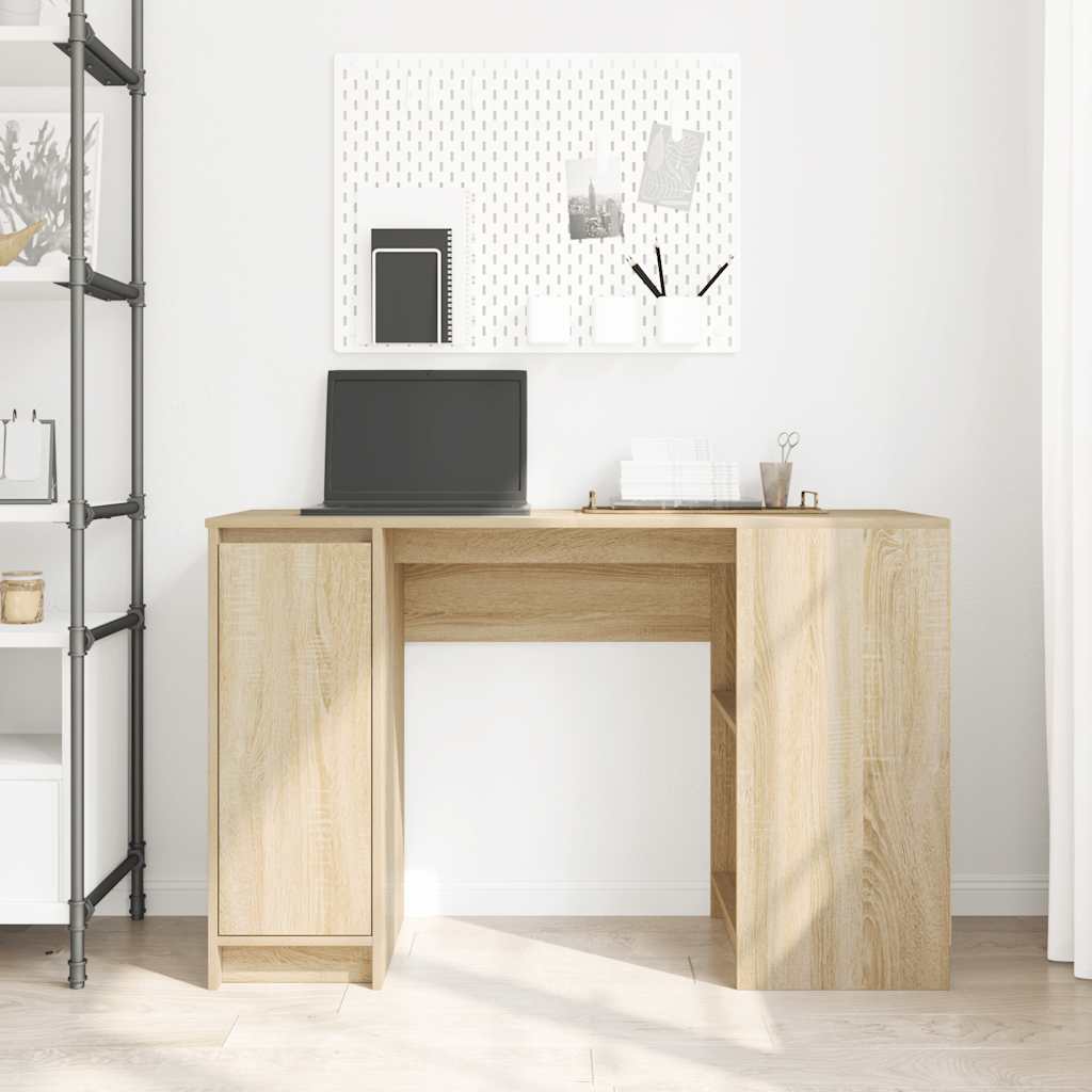 Radni stol sonoma hrast 120x42x76 cm konstruirano drvo
