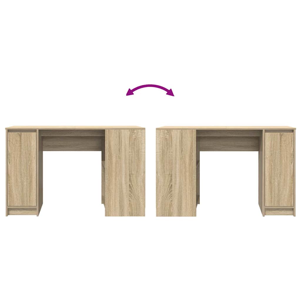Radni stol sonoma hrast 120x42x76 cm konstruirano drvo