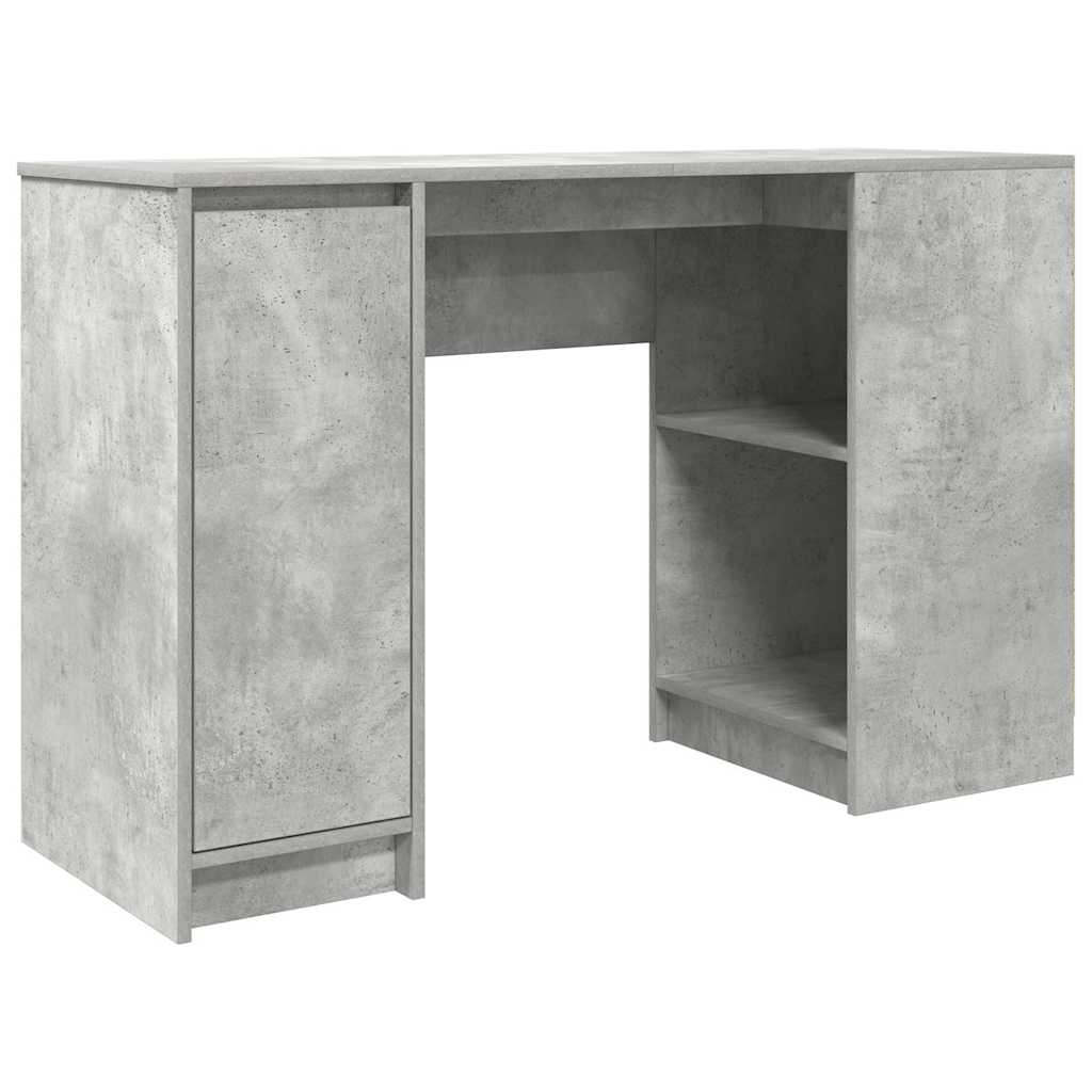 Stol beton sivi 120x42x76 cm konstruirano drvo