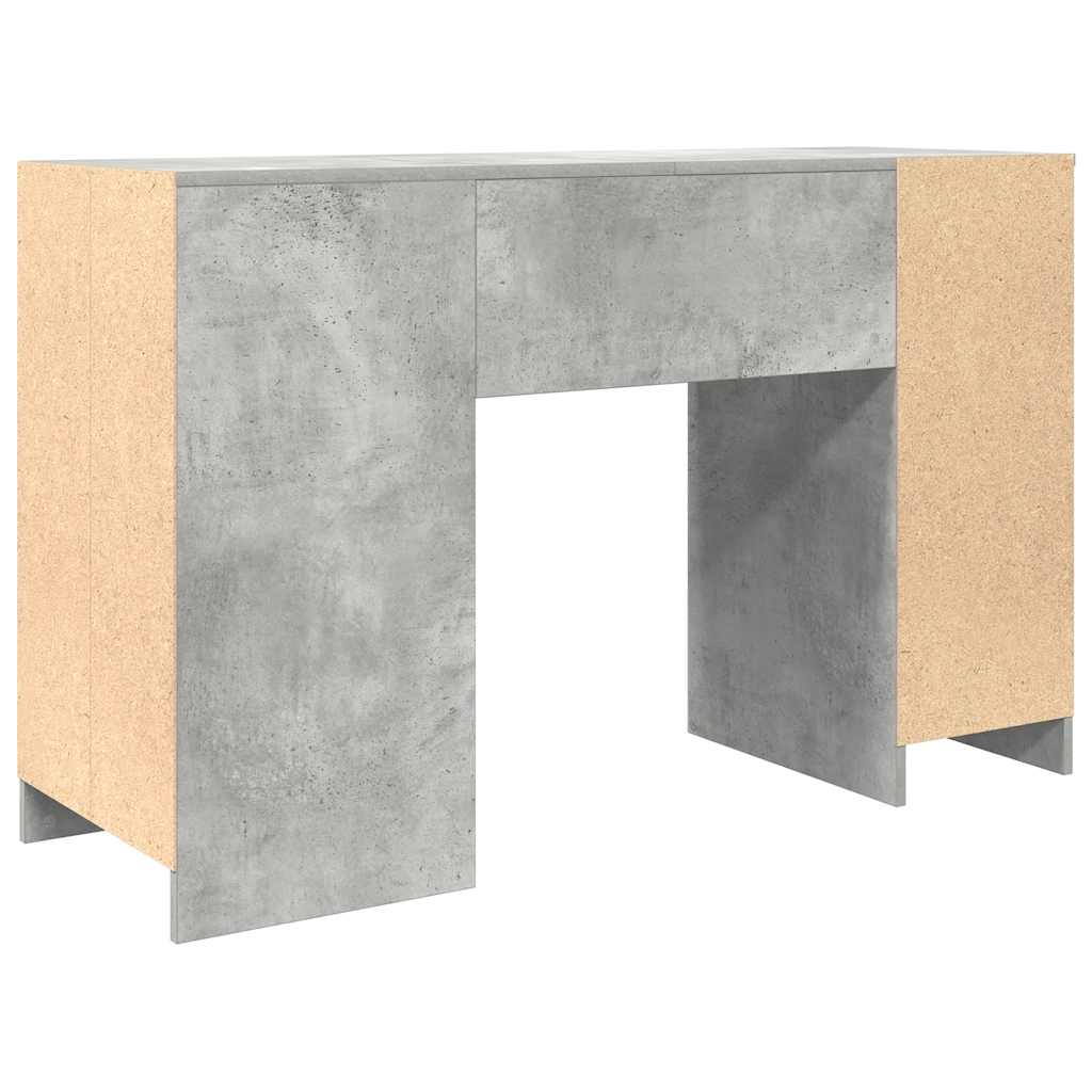Stol beton sivi 120x42x76 cm konstruirano drvo