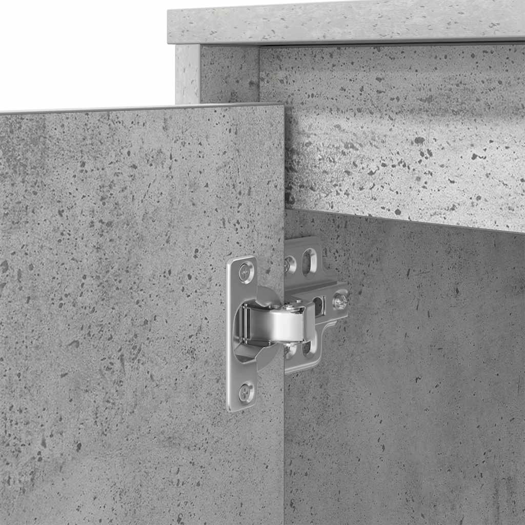 Stol beton sivi 120x42x76 cm konstruirano drvo