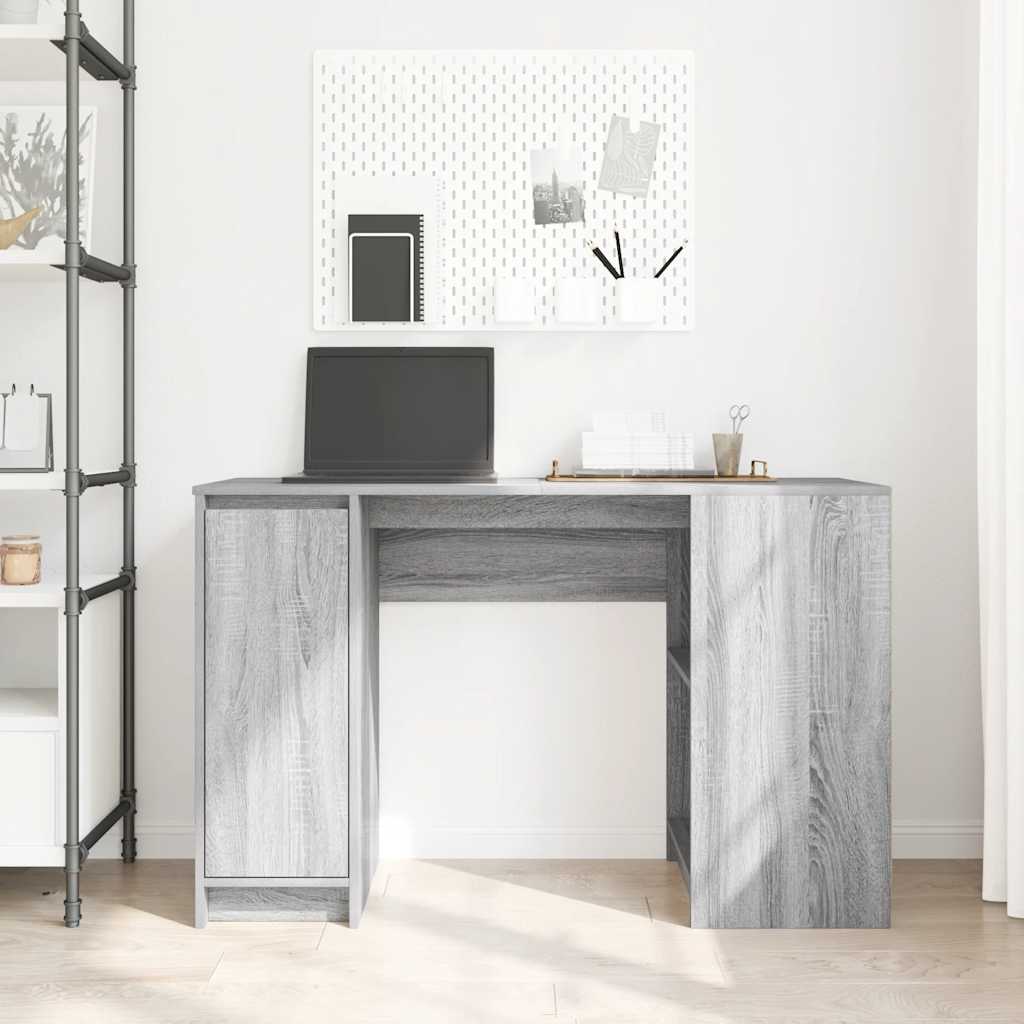 Stol Sivi Sonoma 120x42x76 cm Konstruirano drvo