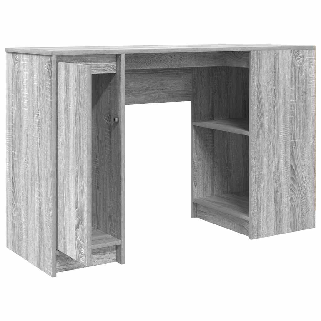 Stol Sivi Sonoma 120x42x76 cm Konstruirano drvo