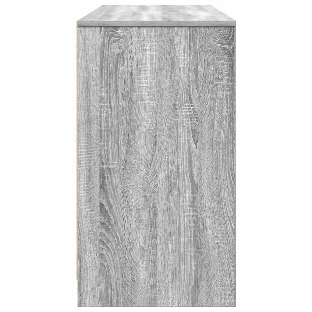 Stol Sivi Sonoma 120x42x76 cm Konstruirano drvo