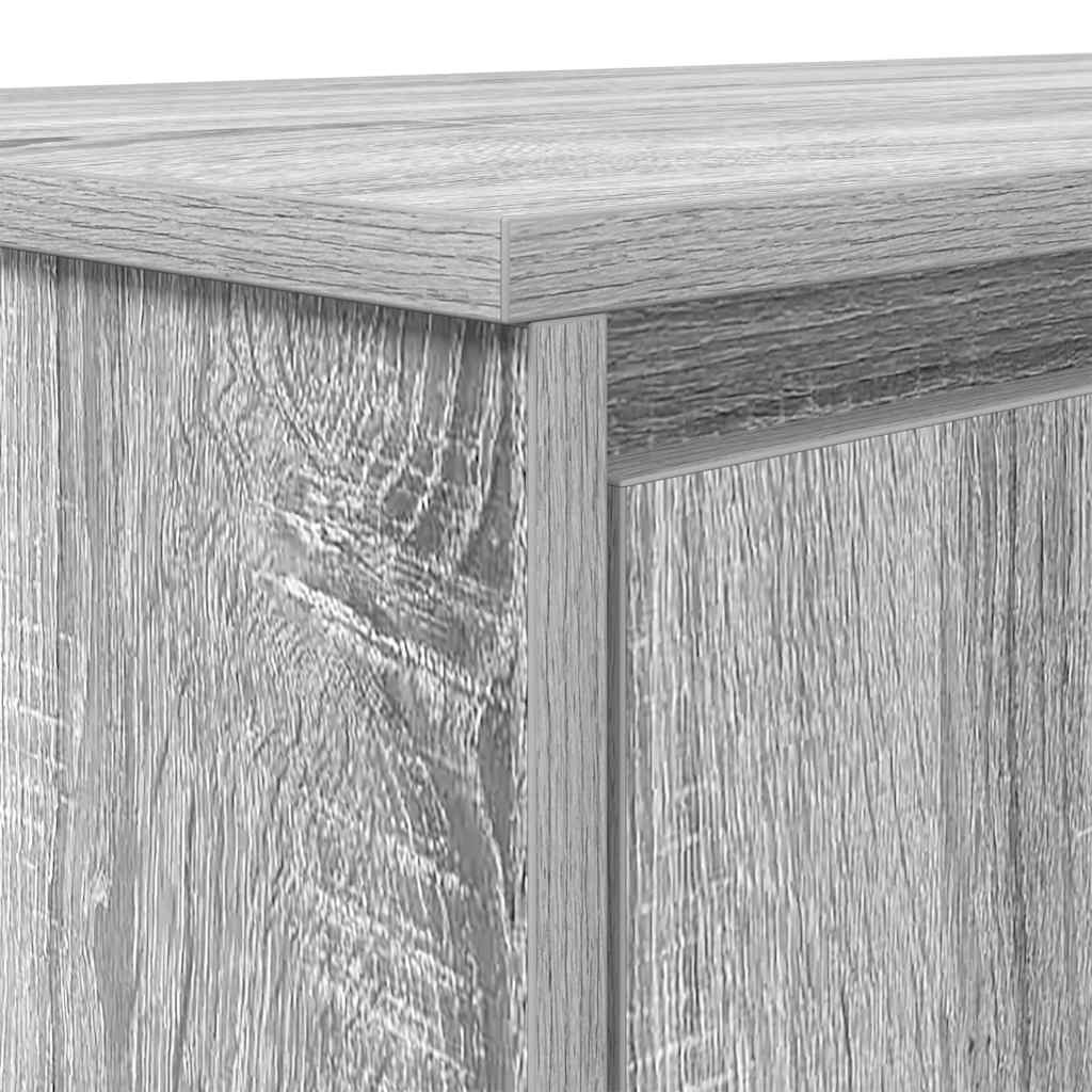 Stol Sivi Sonoma 120x42x76 cm Konstruirano drvo