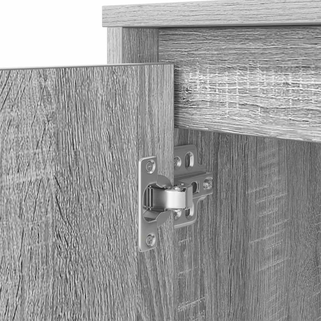 Stol Sivi Sonoma 120x42x76 cm Konstruirano drvo