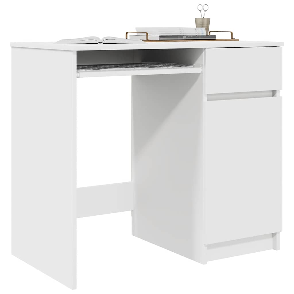 Stol Bijeli 86x49x76 cm Konstruirano drvo
