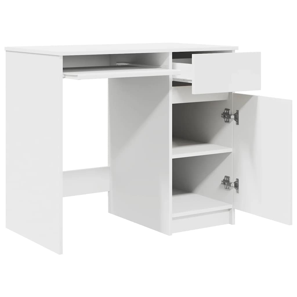 Stol Bijeli 86x49x76 cm Konstruirano drvo