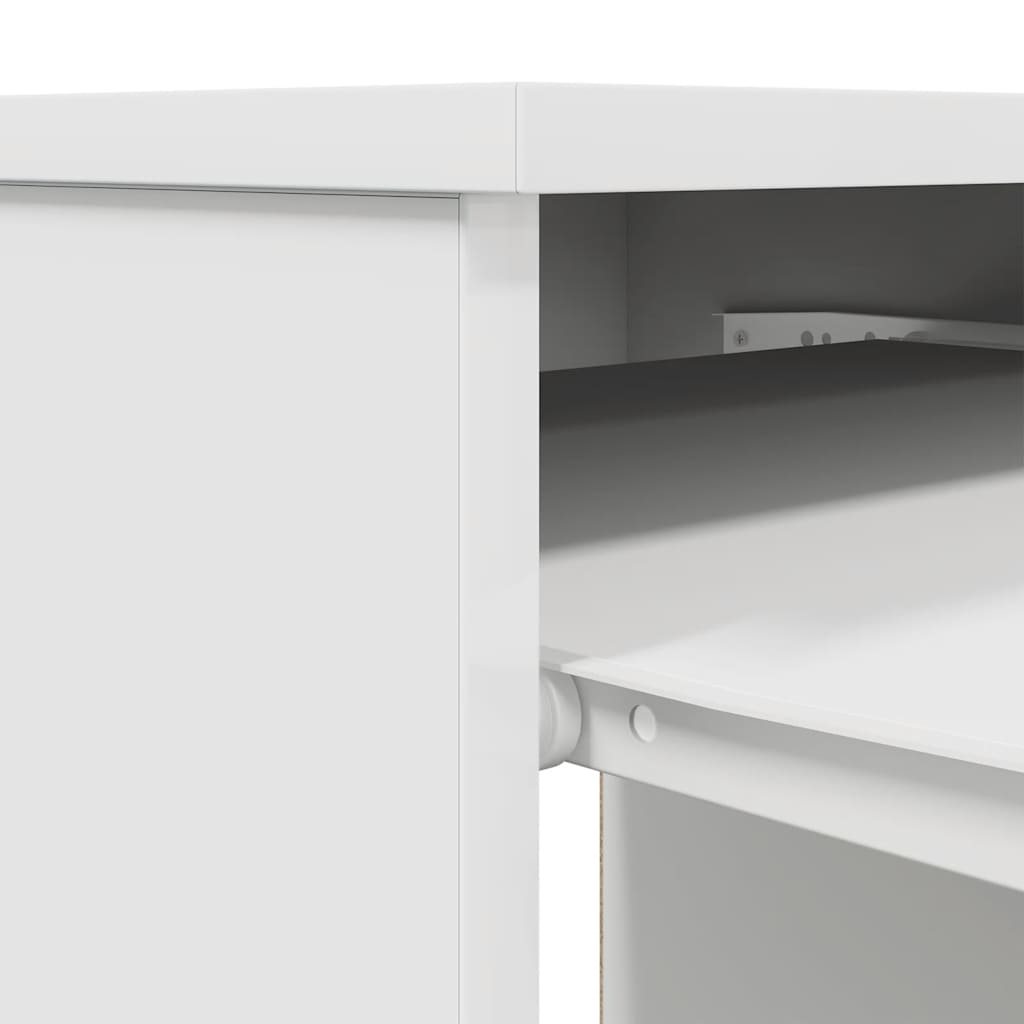 Stol Bijeli 86x49x76 cm Konstruirano drvo