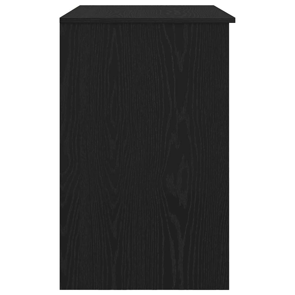 Radni stol crni hrast 86x49x76 cm konstruirano drvo