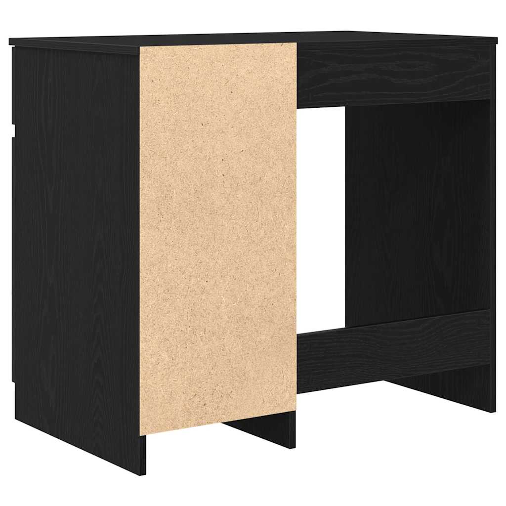 Radni stol crni hrast 86x49x76 cm konstruirano drvo