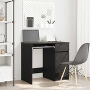 Radni stol crni hrast 86x49x76 cm konstruirano drvo