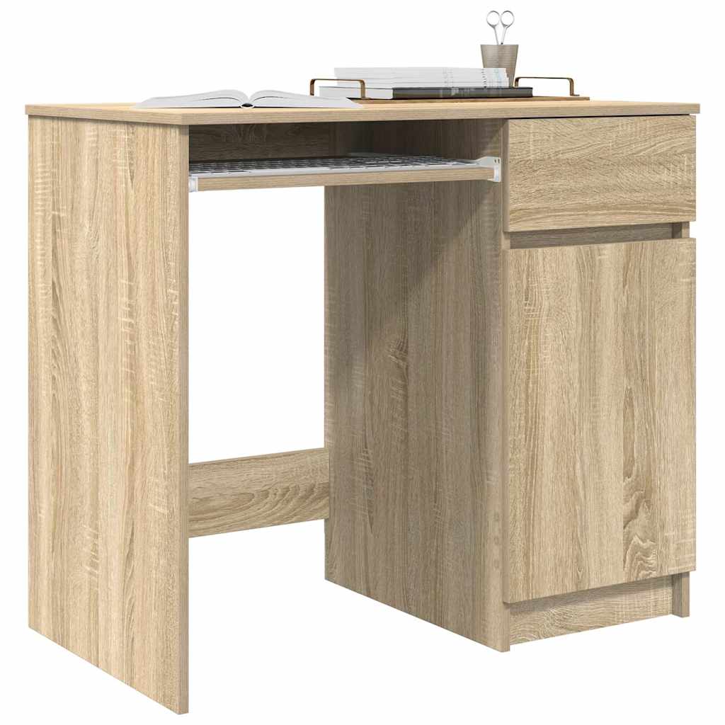 Radni stol sonoma hrast 86x49x76 cm konstruirano drvo