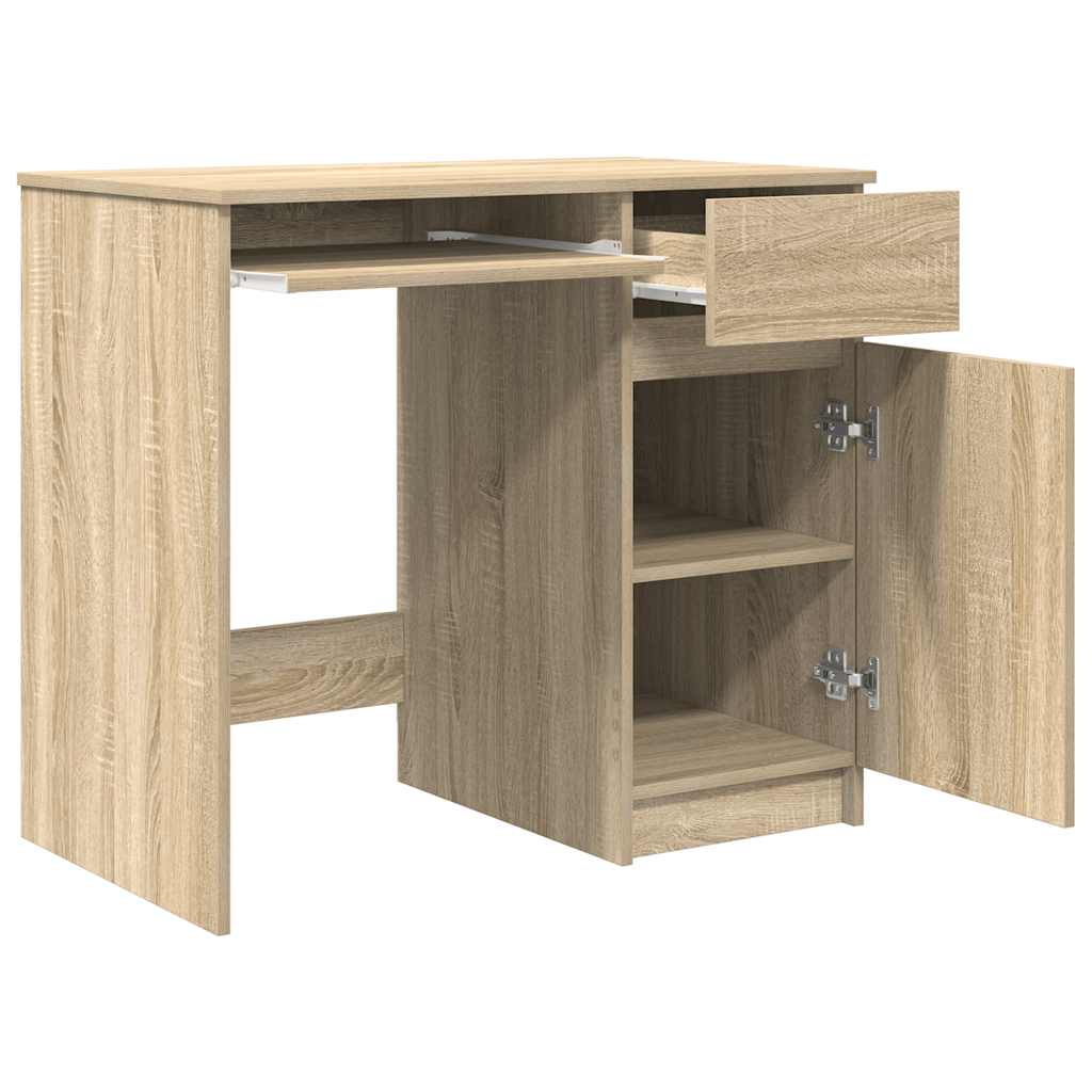 Radni stol sonoma hrast 86x49x76 cm konstruirano drvo