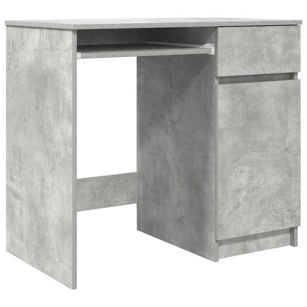 Stol Beton sivi 86x49x76 cm Konstruirano drvo