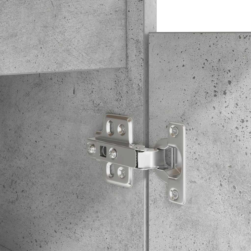 Stol Beton sivi 86x49x76 cm Konstruirano drvo