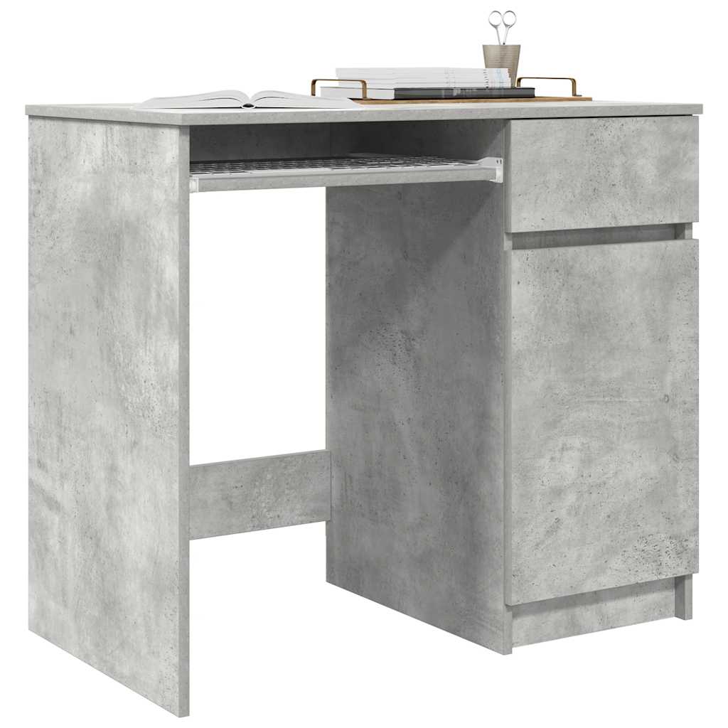 Stol Beton sivi 86x49x76 cm Konstruirano drvo