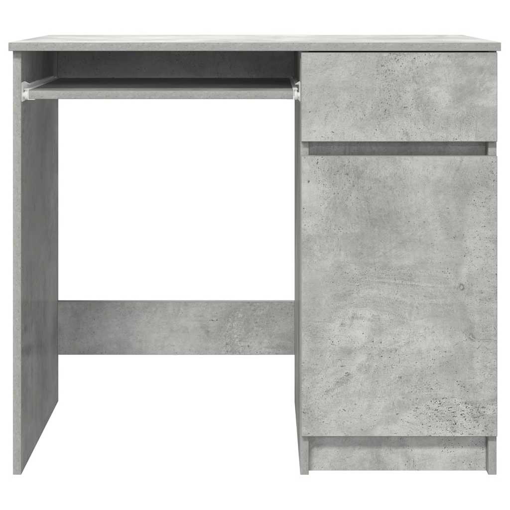 Stol Beton sivi 86x49x76 cm Konstruirano drvo