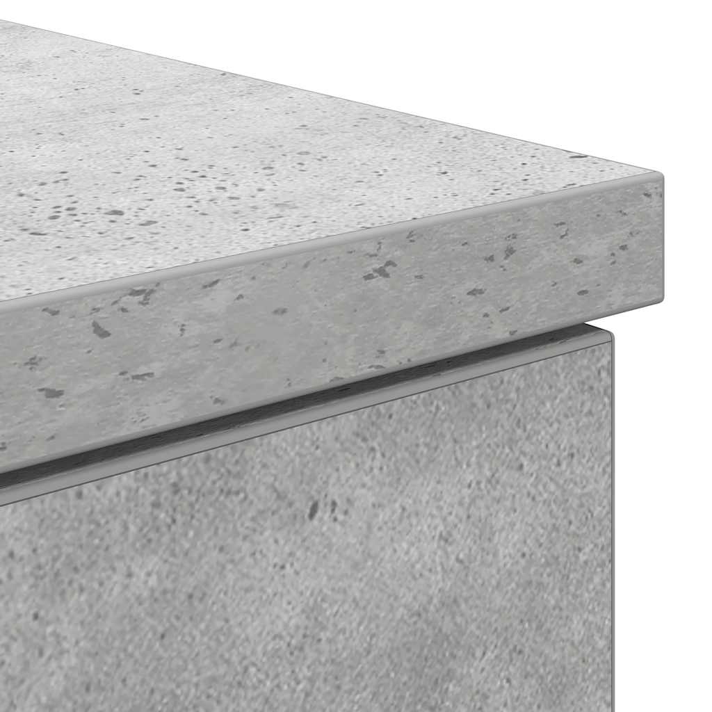 Stol Beton sivi 86x49x76 cm Konstruirano drvo