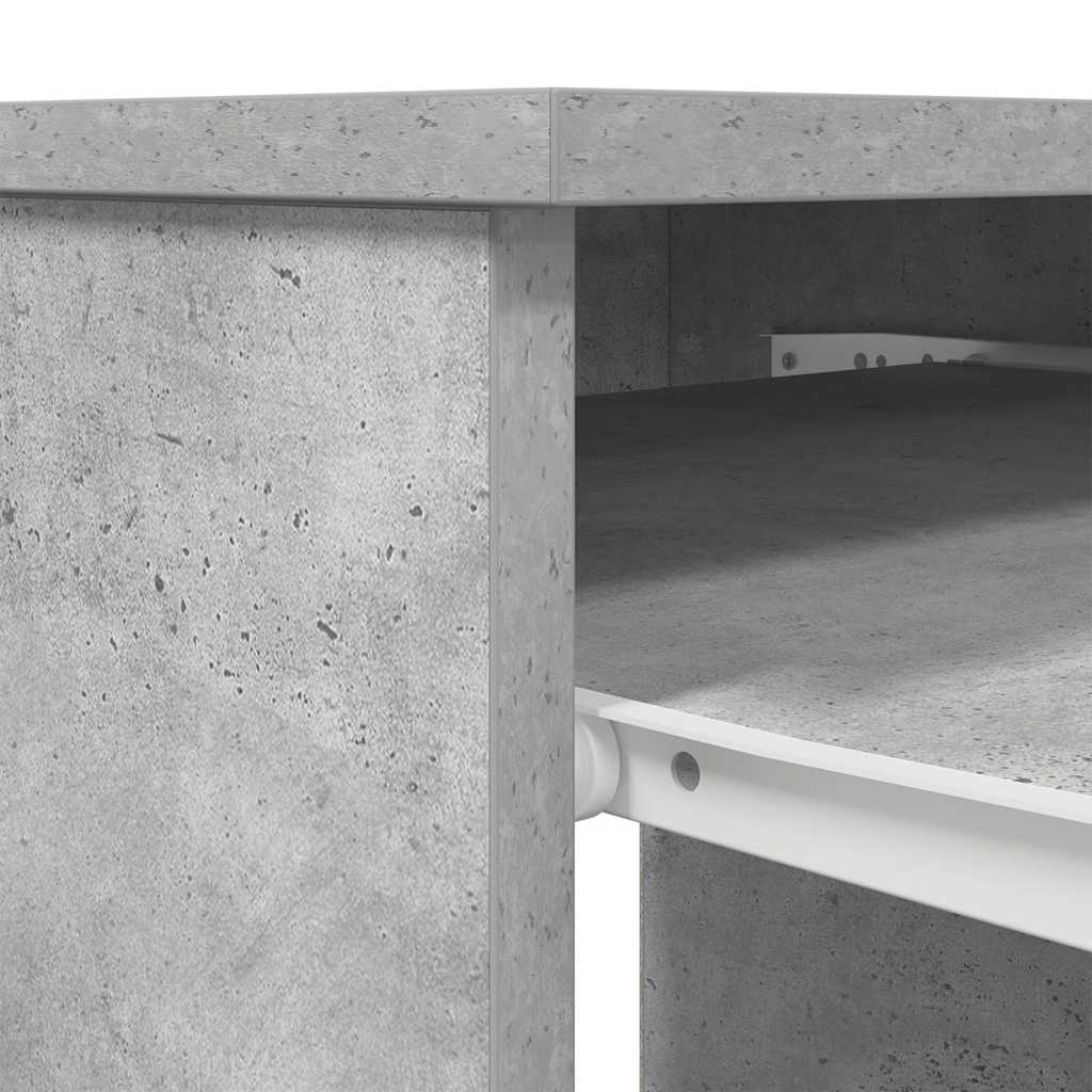 Stol Beton sivi 86x49x76 cm Konstruirano drvo