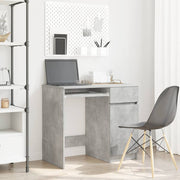Stol Beton sivi 86x49x76 cm Konstruirano drvo