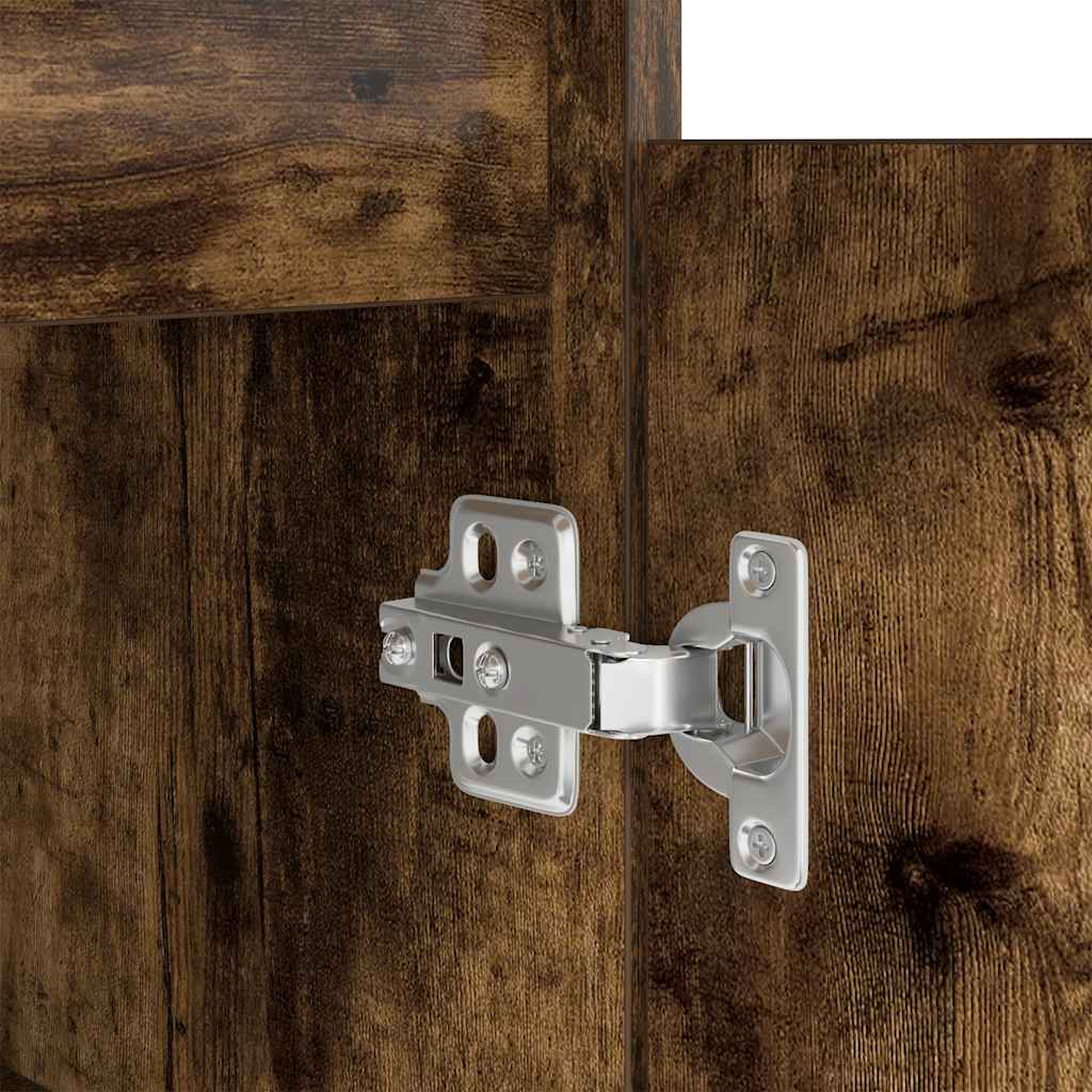 Stol dimljeni hrast 86x49x76 cm konstruirano drvo