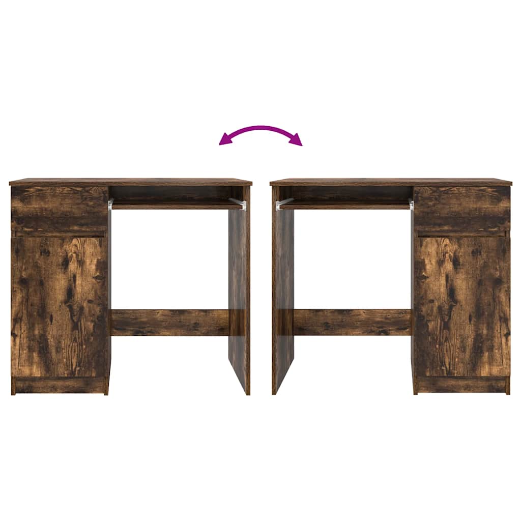 Stol dimljeni hrast 86x49x76 cm konstruirano drvo