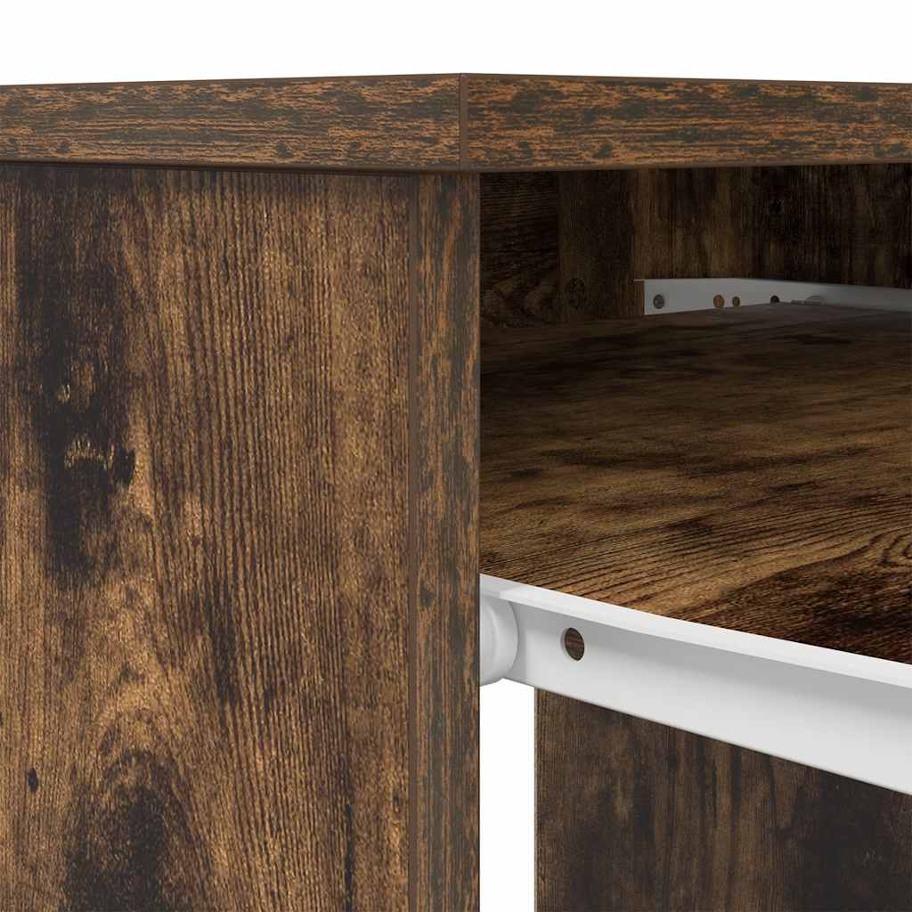 Stol dimljeni hrast 86x49x76 cm konstruirano drvo