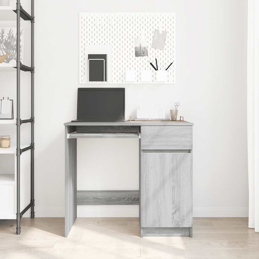 Stol Sivi Sonoma 86x49x76 cm Konstruirano drvo