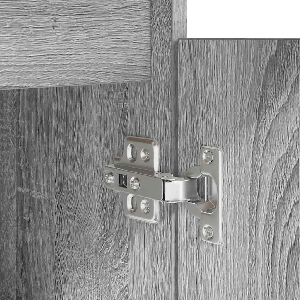 Stol Sivi Sonoma 86x49x76 cm Konstruirano drvo
