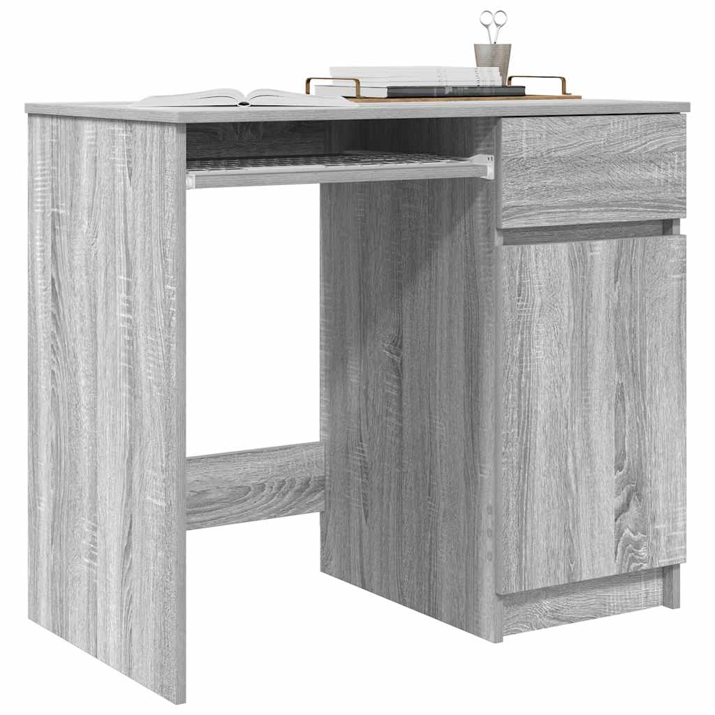Stol Sivi Sonoma 86x49x76 cm Konstruirano drvo