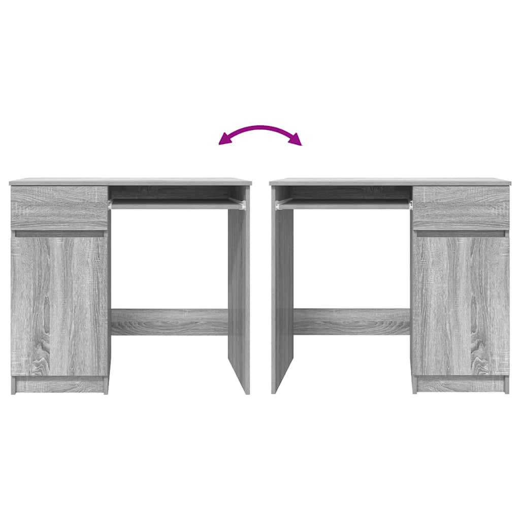 Stol Sivi Sonoma 86x49x76 cm Konstruirano drvo