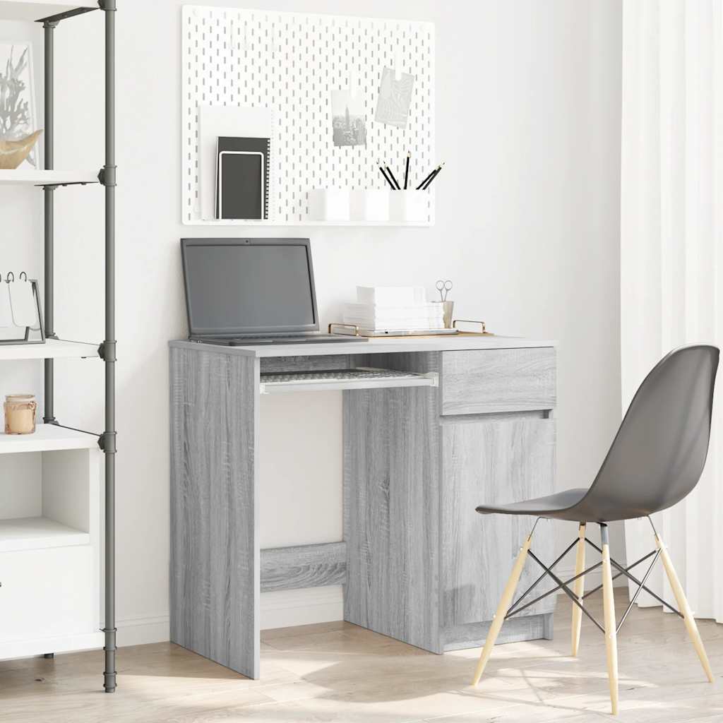 Stol Sivi Sonoma 86x49x76 cm Konstruirano drvo