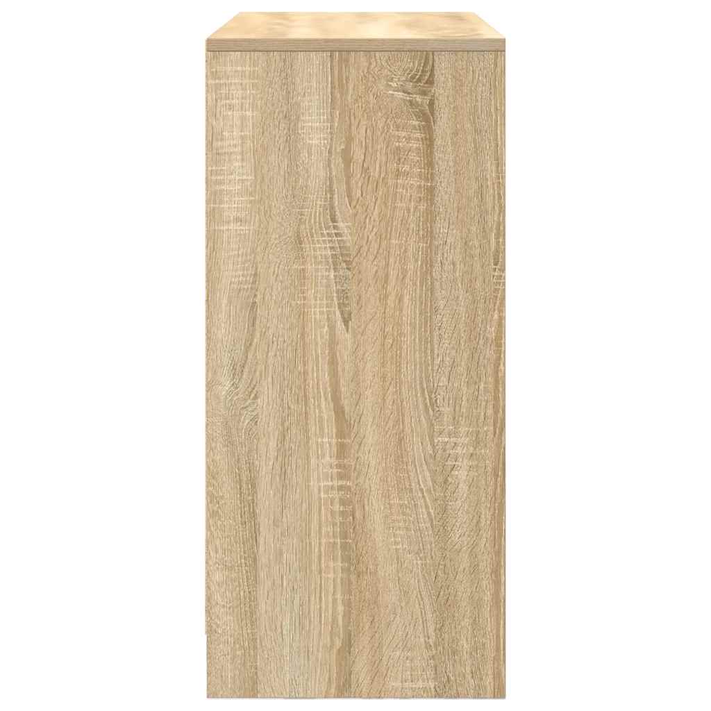 Komoda s ladicama i vratima sonoma hrast 70,5x34x74,5 cm