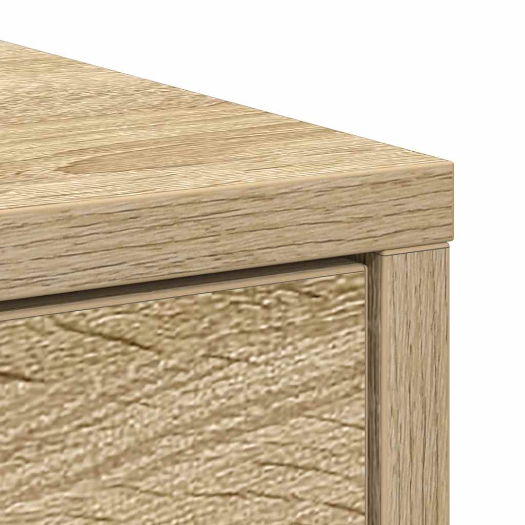 Komoda s ladicama i vratima sonoma hrast 70,5x34x74,5 cm