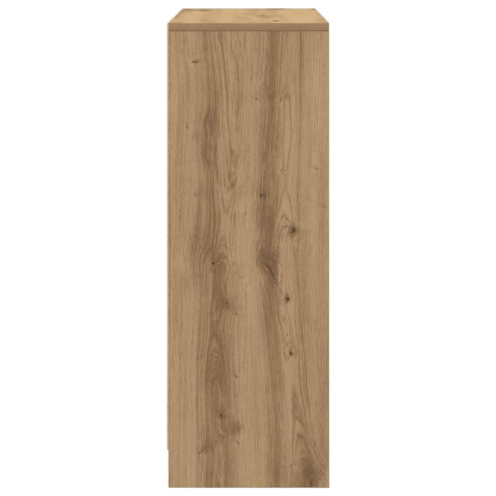 Komoda s ladicama i vratima artisan hrast 73x31x90 cm