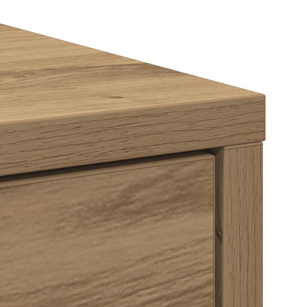 Komoda s ladicama i vratima artisan hrast 73x31x90 cm
