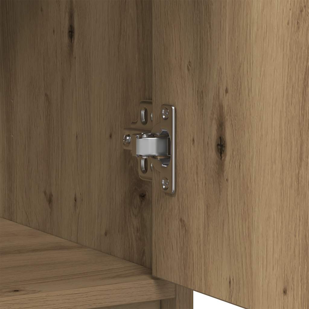 Komoda s ladicama i vratima artisan hrast 73x31x90 cm
