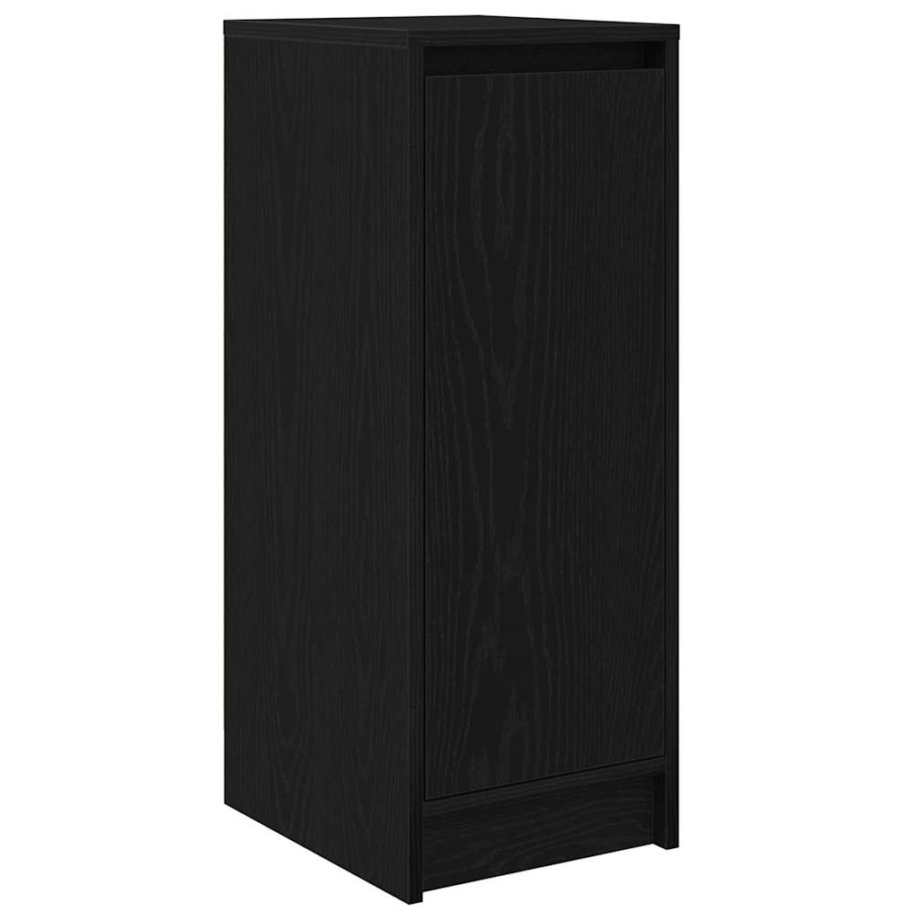 Ormarić za cipele crni hrast 29,5x34x76 cm konstruiranog drva