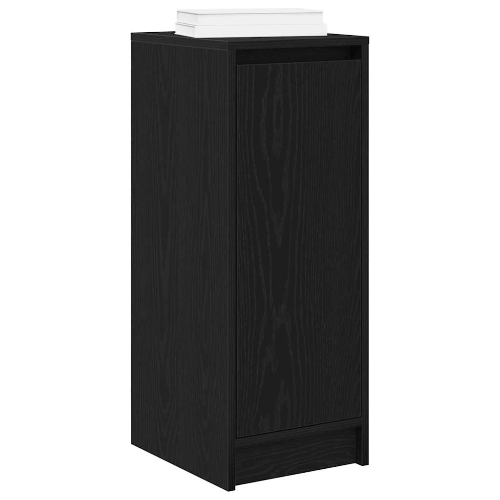 Ormarić za cipele crni hrast 29,5x34x76 cm konstruiranog drva
