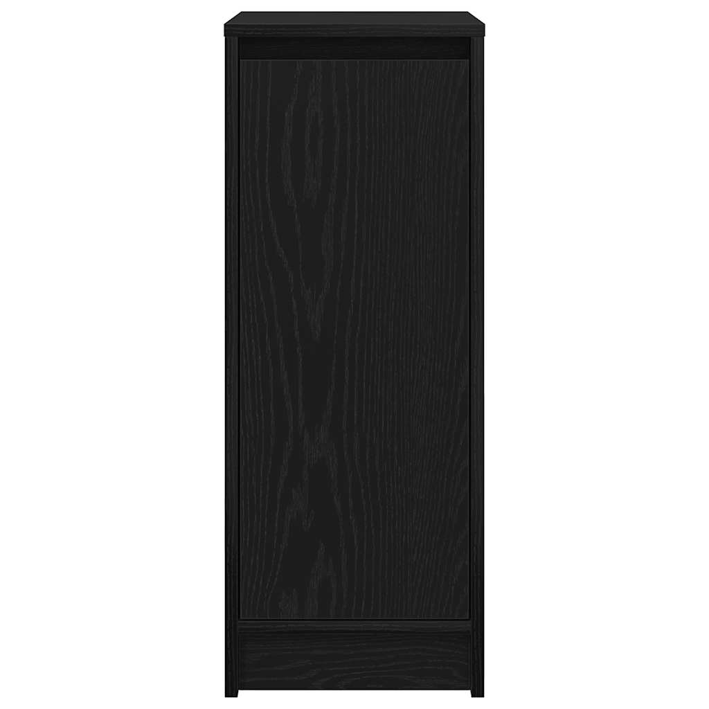 Ormarić za cipele crni hrast 29,5x34x76 cm konstruiranog drva