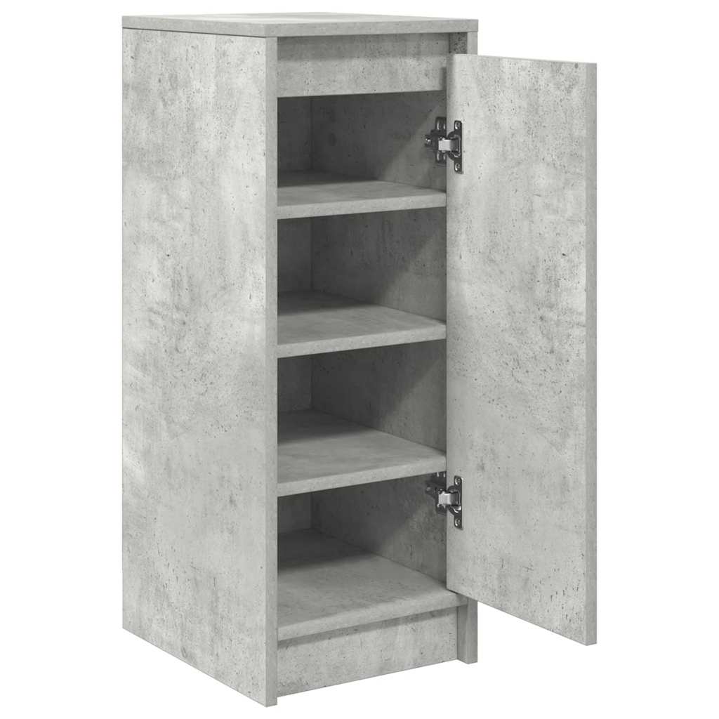 Ormarić za cipele boja betona 29,5x34x76 cm konstruiranog drva