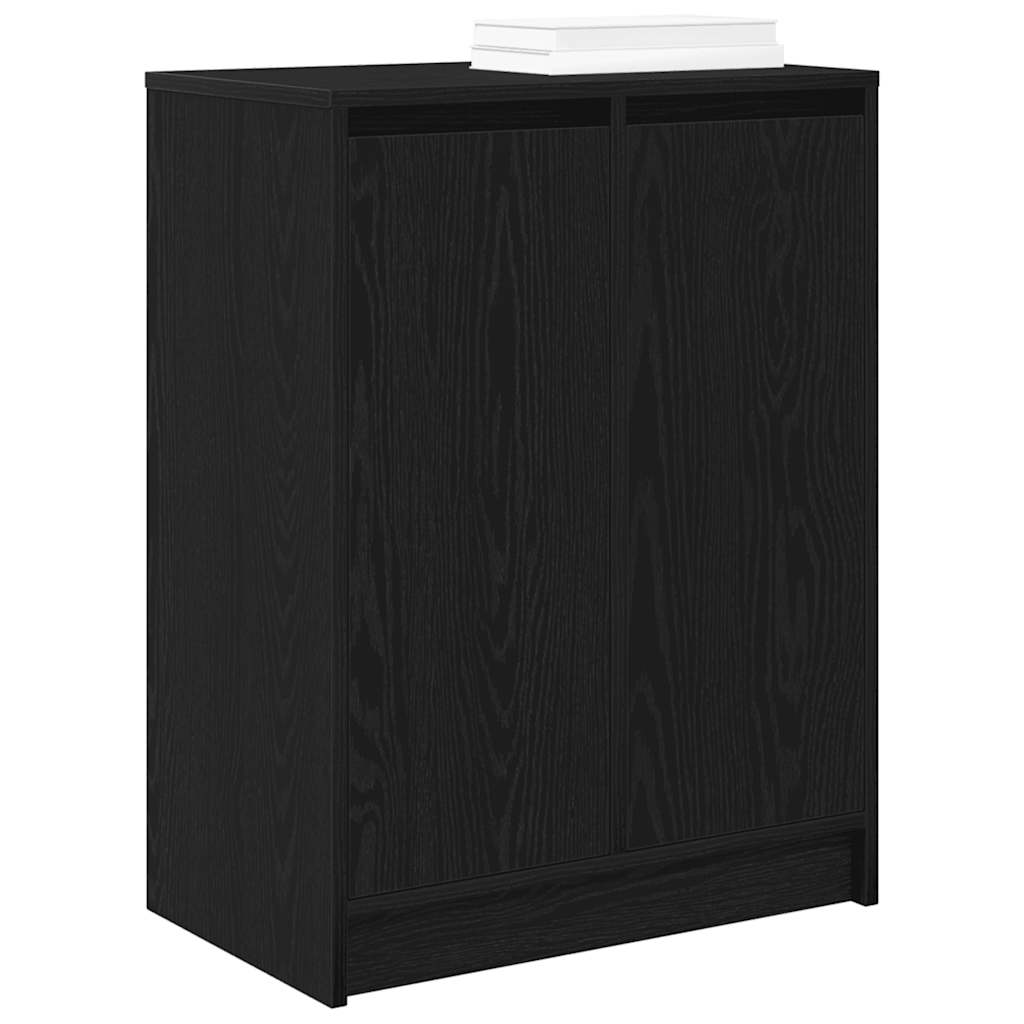 Ormarić za cipele crni hrast 57x34x76 cm od konstruiranog drva