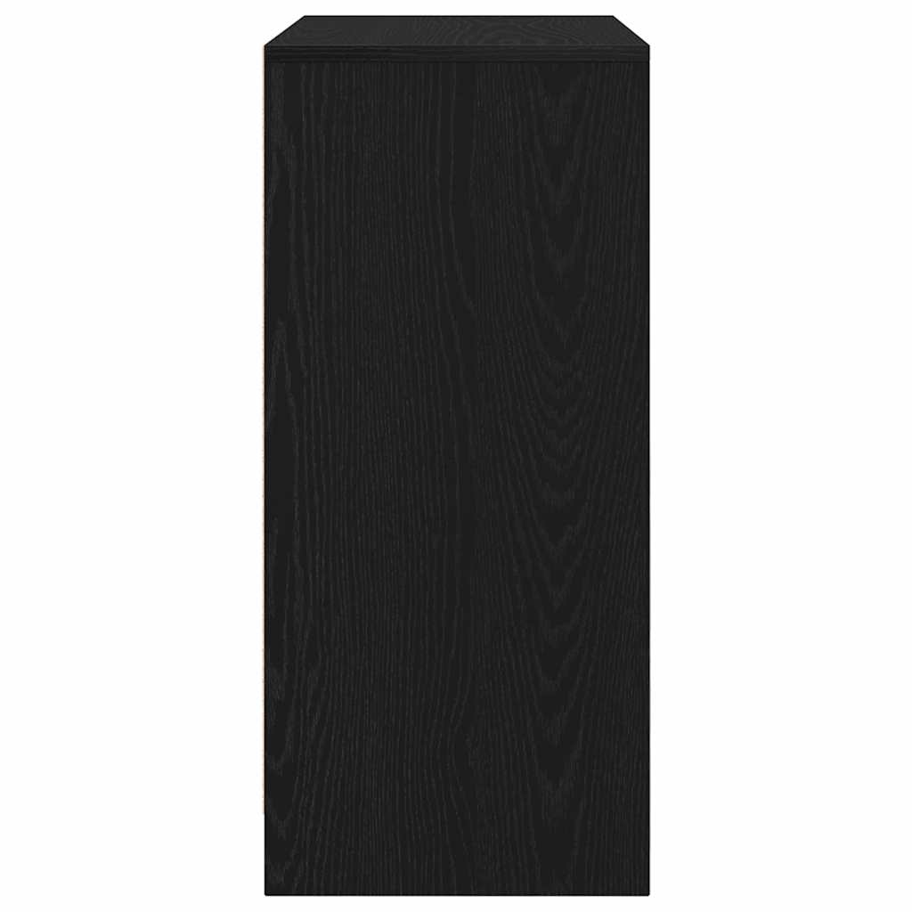 Ormarić za cipele crni hrast 57x34x76 cm od konstruiranog drva