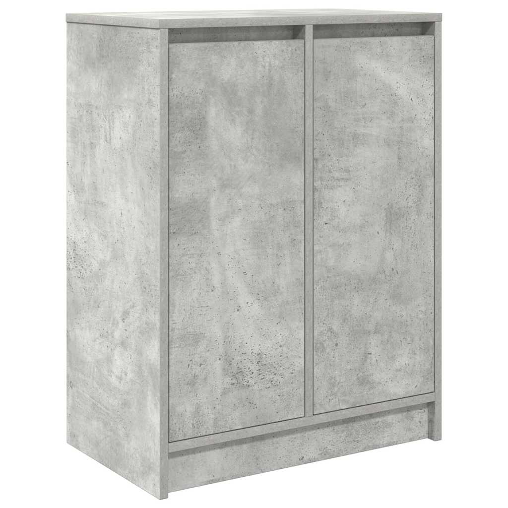 Ormarić za cipele boja betona 57x34x76 cm konstruirano drvo