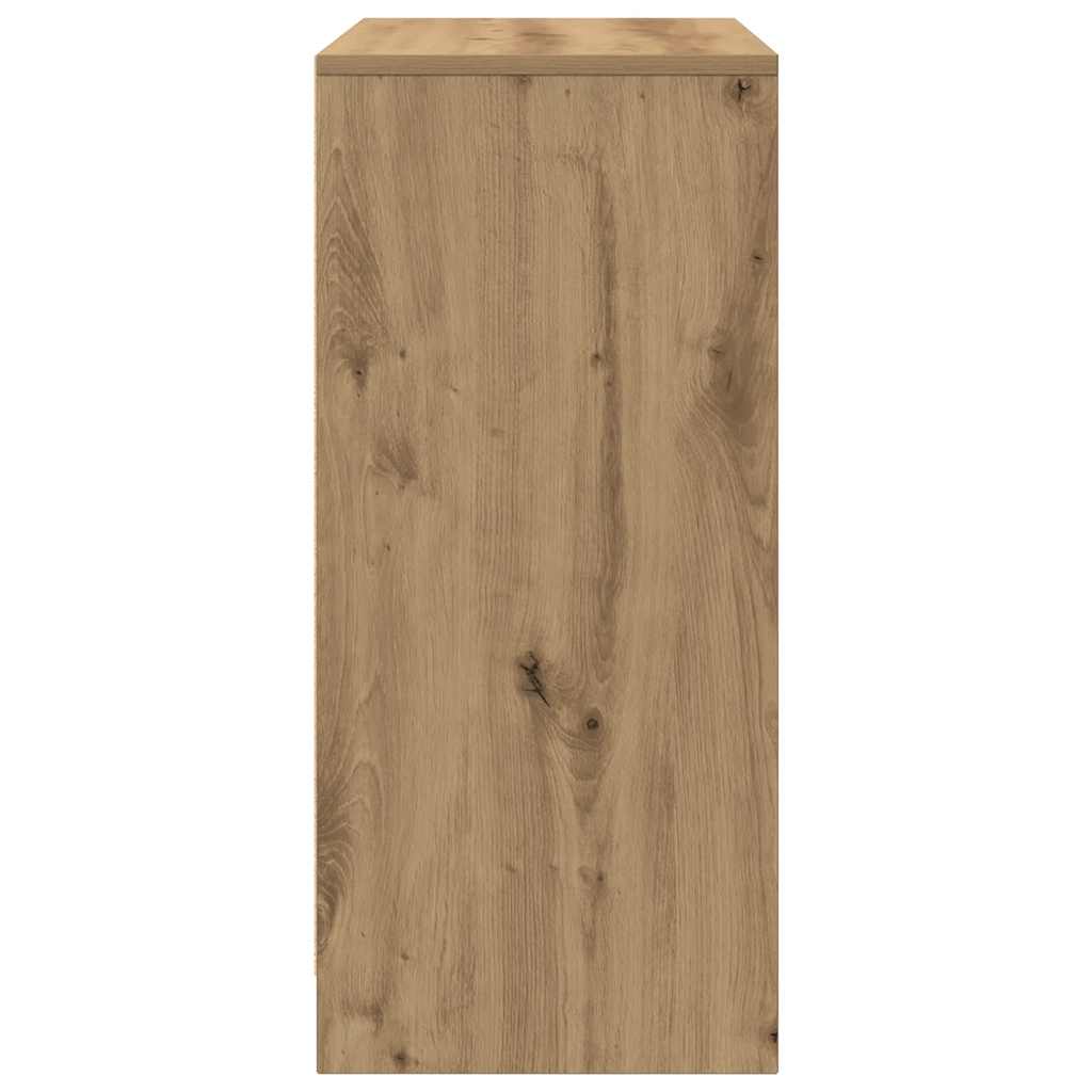 Ormarić za cipele boja hrasta 57x34x76 cm konstruirano drvo