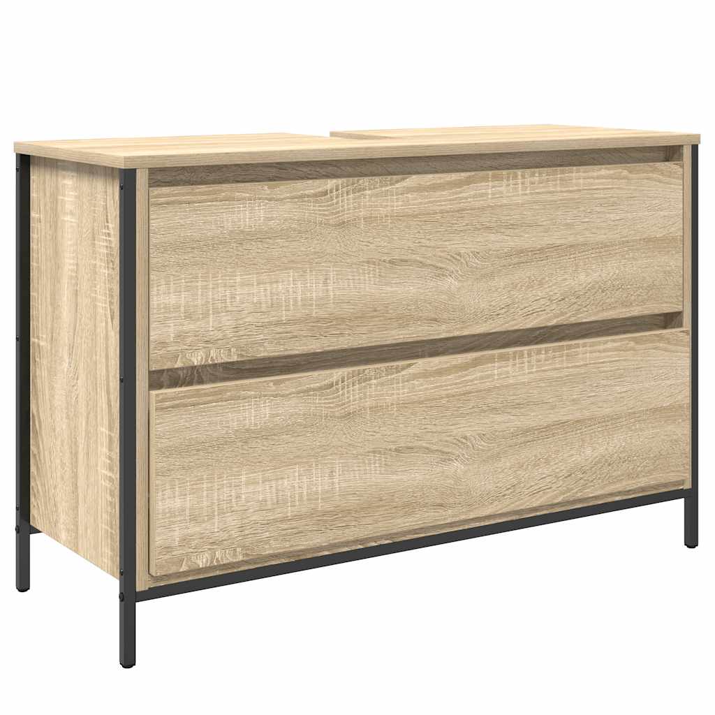 Kupaonski ormarić za umivaonik s ladicama 90x34,5x60 cm