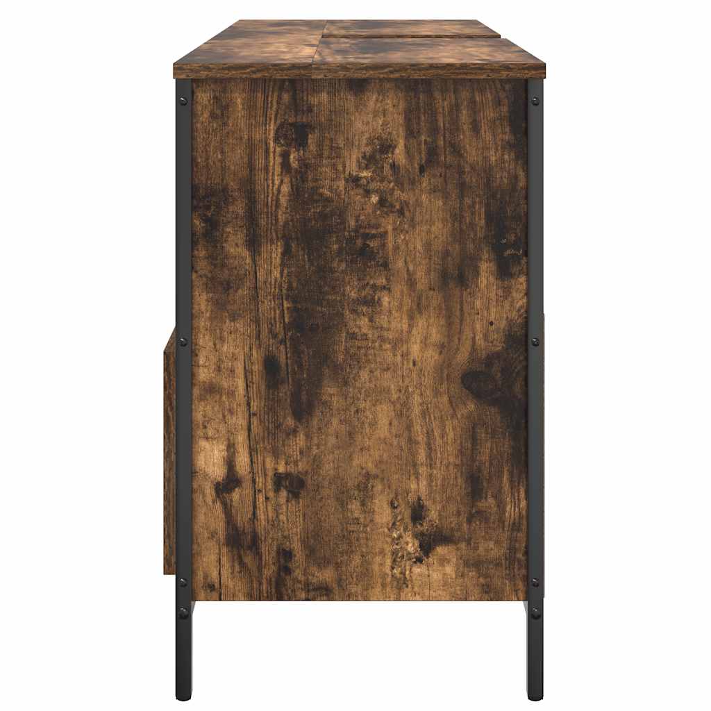 Kupaonski ormarić za umivaonik s ladicama 90x34,5x60 cm