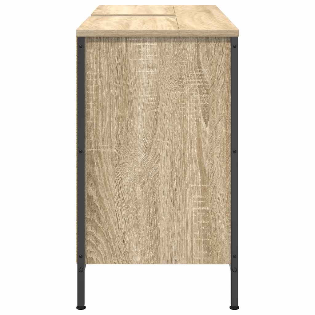 Ormarić za umivaonik s ladicama sonoma hrast 90x34,5x60 cm