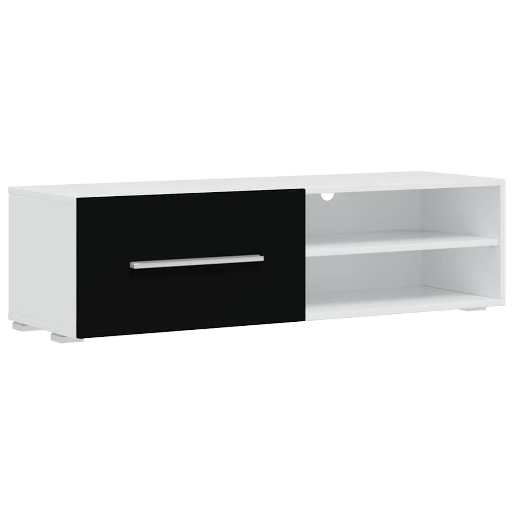 TV jedinice od 5 dijelova s LED rasvjetom Mat crno